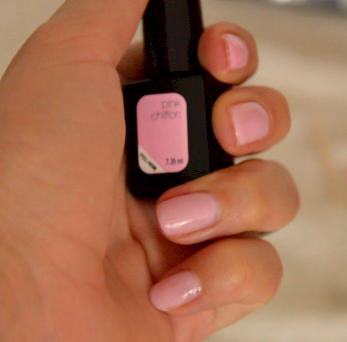 pink chiffon sensationail