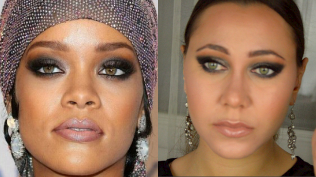 maquillage rihanna cfda awards