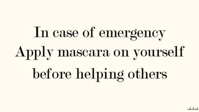 quote mascara