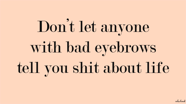 quote eyebrow