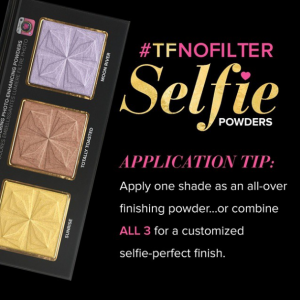 #TFnofilter selfie powders too faced