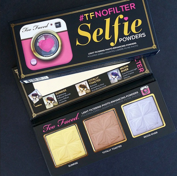 palette nofilter selfie powders too faced