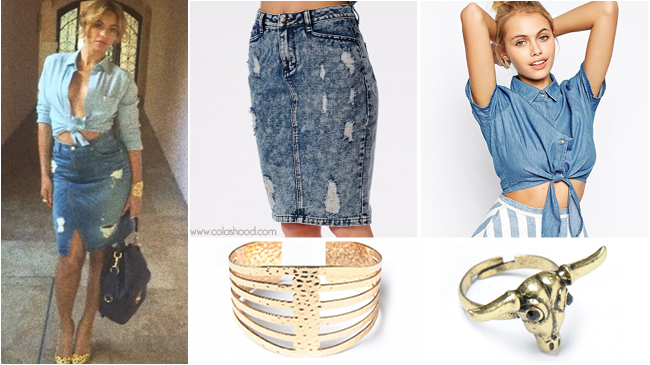 beyonce fashion total look jeans