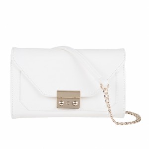 pochette blanche et or moa