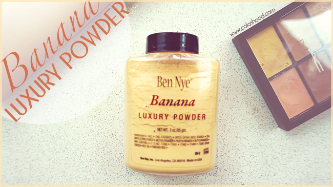 banana luxury powder Ben Nye