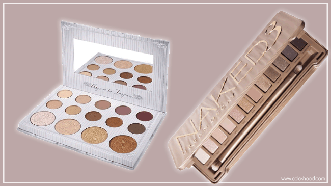 palettes ombre à paupière mauve