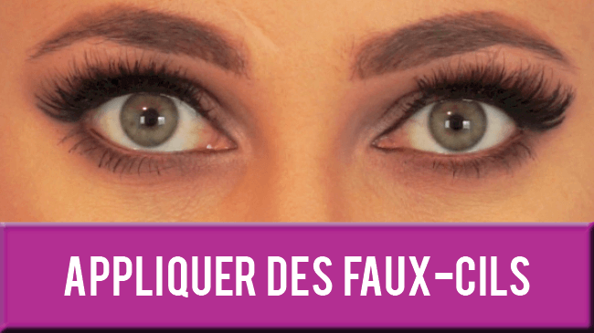 comment mettre des faux cils