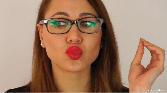 maquillage pour lunettes