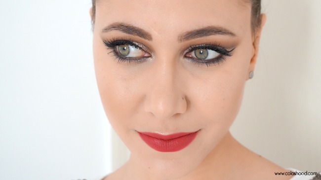 tuto maquillage soiree yeux verts