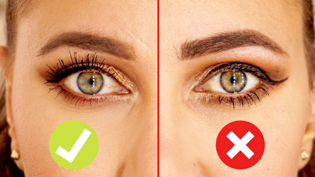 Erreur maquillage yeux
