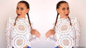 haul she in Top dentelle Shein