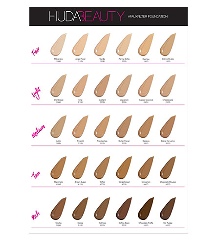 comment choisir faux filter huda beauty