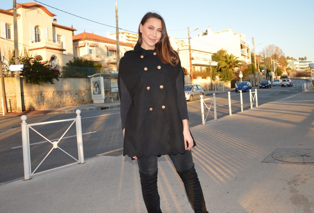 manteau cape femme
