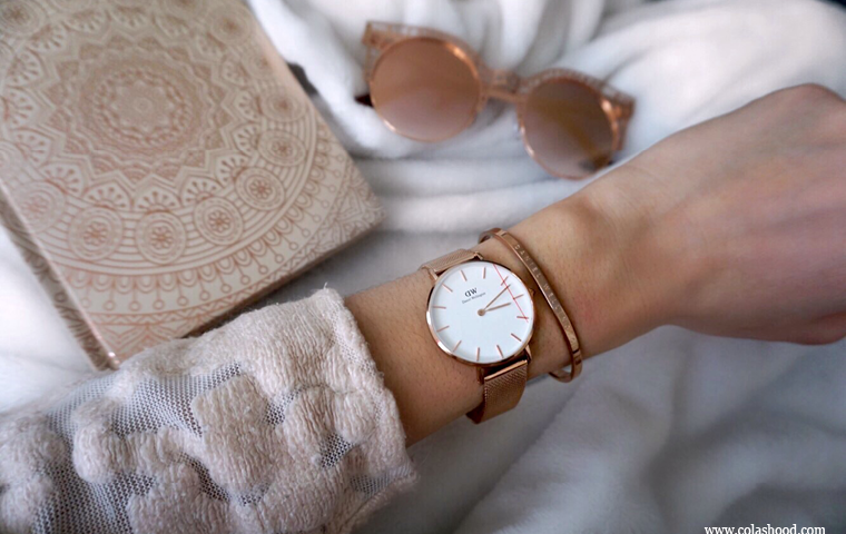 montre daniel wellington femme rose gold