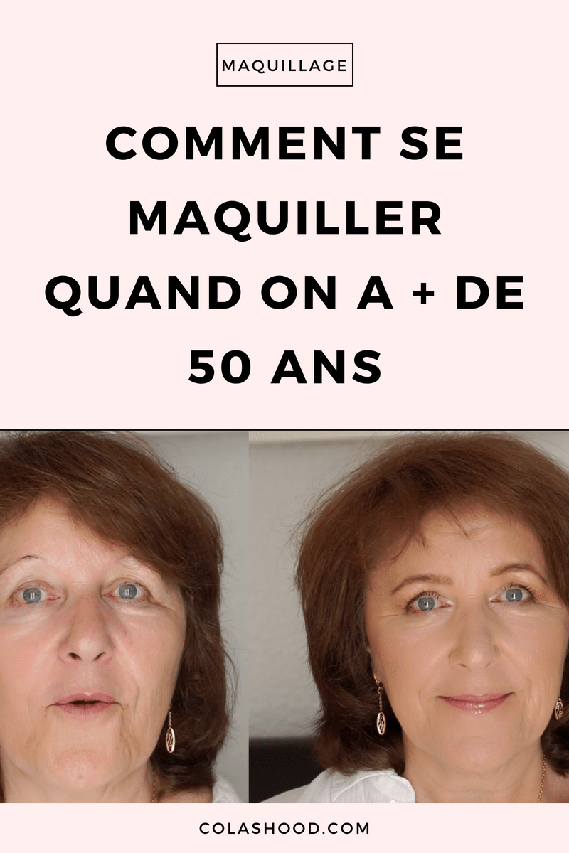 maquillage 50 ans femme