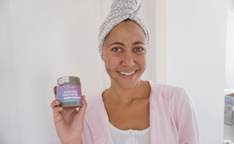 masque visage naturel bouton